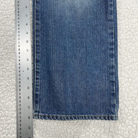 Lucky Brand Dungarees Bootcut Jeans Men’s 32 (Actual 30x28) Western Workwear Y2K - Picture 12 of 14